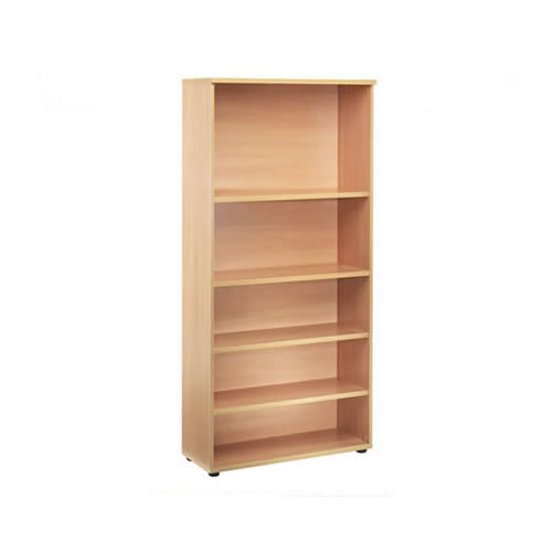 2000 mm 4 Shelf TC Office Bookcase In Various Finishes 2000 mm 4 Shelf TC Office Bookcase In Various Finishes