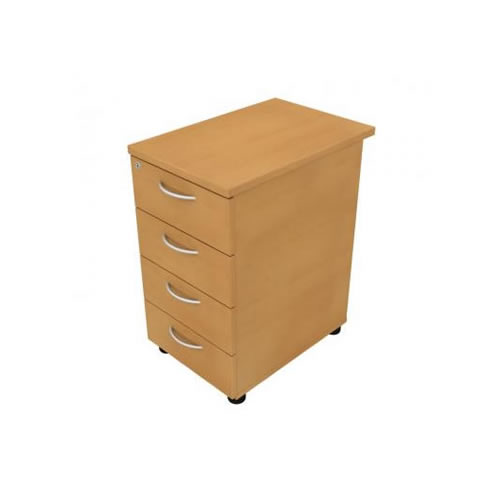 4 Drawer Desk High L&P Office Desk Pedestal in Various Finishes 4 Drawer Desk High L&P Office Desk Pedestal in Various Finishes