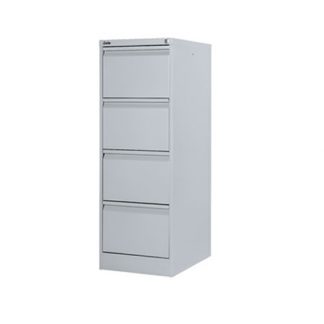 4 Drawer Metal Locking SLV Range Premium Plus Office Filing Cabinet with Keys in Standard Colours