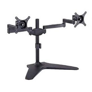 AC Free Standing Twin Desk Monitor Arm Range
