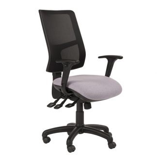 Alliance Task Mesh High Back 3 Lever Office Chair With Adjustable Arms Colour Range