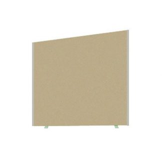 Angled Floor Linking Contract Screen Partition in Various Fabric Colours