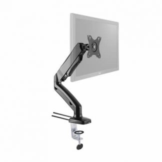 AC USB Single Desk Monitor Arm Range