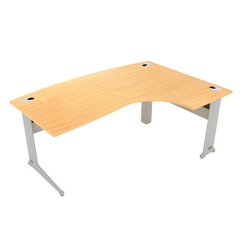 Bow Fronted Crescent Workstation Kassini Office Desk Bow Fronted Crescent Workstation Kassini Office Desk