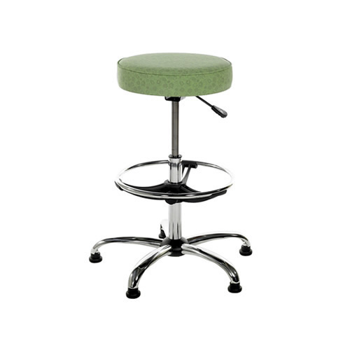 AOS Chrome Swivel Height Adjustable Draughtsman Stool Range AOS Chrome Swivel Height Adjustable Draughtsman Stool Range