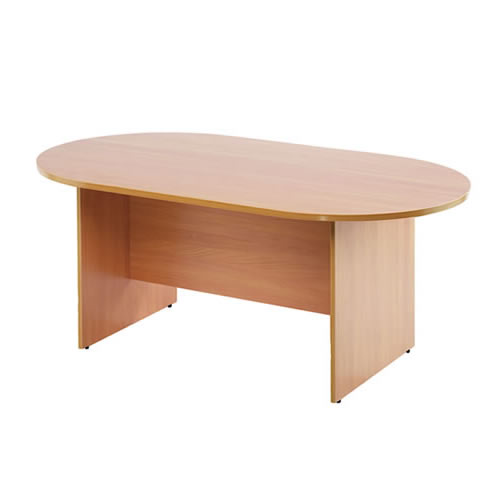 Curved Contract Boardroom Table Range - 2400 mm (6-8 Person)