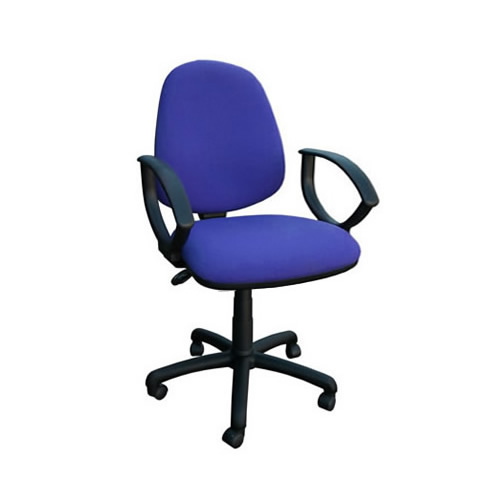 AOS Deluxe 8 Hour 2 Lever Office Chair With Arms Range Deluxe Wide High Back Gas Height Adjustable Swivel Office Operator Chair In Various Colours With Arms