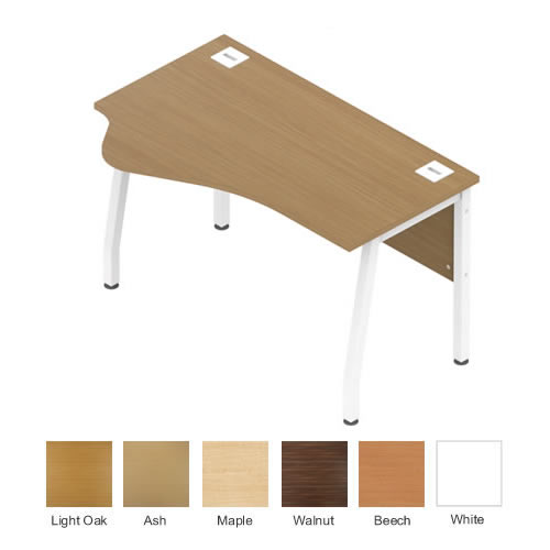 Dune Wave Mercol Eclipse Left Hand Office Desk Range Dune Wave Mercol Eclipse Left Hand Office Desk Range