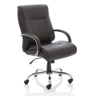 Dynamic Drayton Leather Bariatric 32 Stone Rated Executive Heavy Duty Office Chair