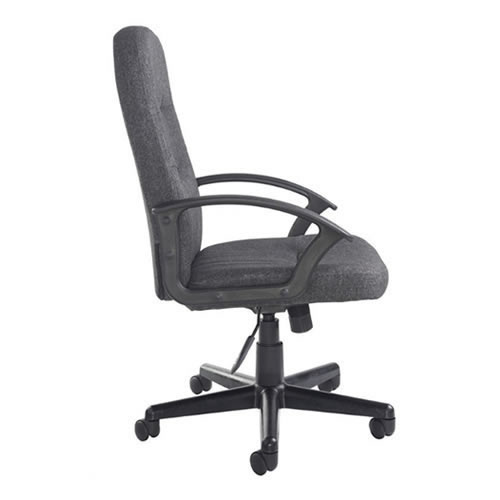 Dams Cavalier Charcoal Fabric Executive Office Chair Dams Cavalier Charcoal Fabric Executive Office Chair