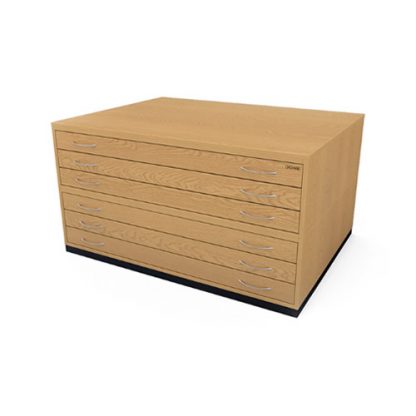 6 Drawer Light Oak Orchard Plan Chest