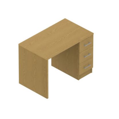 Panel End 3 Drawer Mercol Dressing Table Range