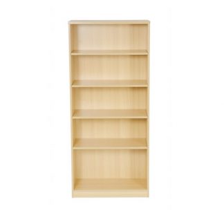 Oak 4 Shelf OI Office Bookcases in Various Finishes