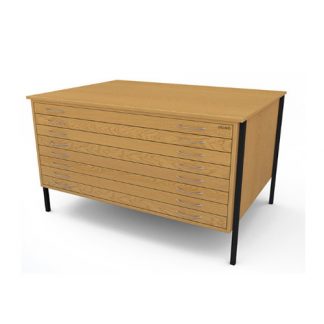 8 Drawer Oak Heath Orchard Plan Chest Table Range