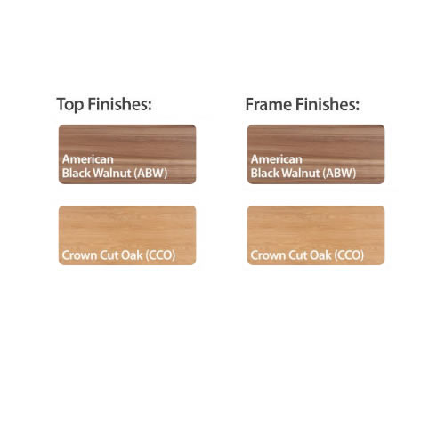 OI Exec Finishes American Black Walnut and Crown Cut Oak OI Exec Finishes American Black Walnut and Crown Cut Oak