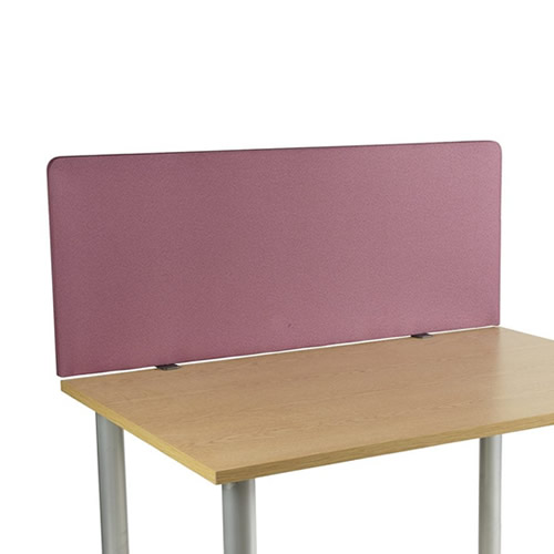 Straight Desktop Contract Screen in Various Fabric Colours Straight Desktop Contract Screen in Various Fabric Colours