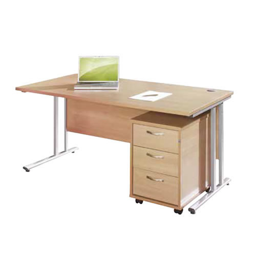 Rectangular Dams Desk & 3 Drawer Pedestal Bundle Range Rectangular Dams Desk & 3 Drawer Pedestal Bundle Range
